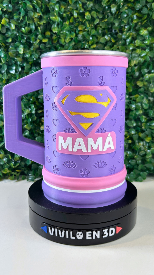 Producto - JARRA CHOPP SUPER MAMA - DIA DE LA MADRE 500ML - 0