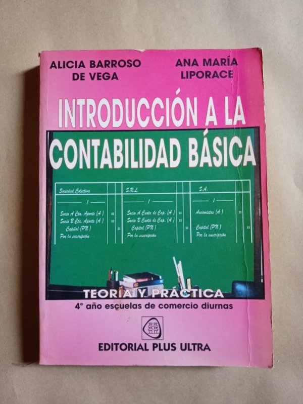 Producto - Introducción a la contabilidad básica - Alicia Barroso de Vega - Plus ultra 1993