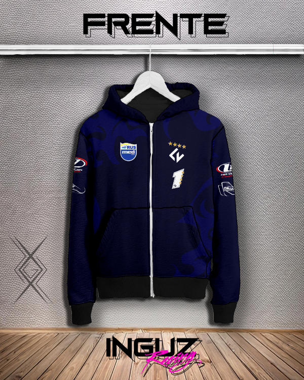 Producto - LUCHO VALLEJOS AZUL CAMPERA