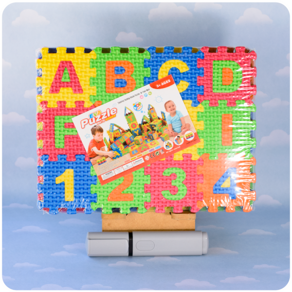 Producto - Encastrable de Goma Eva - Letras y Números (36 Piezas)