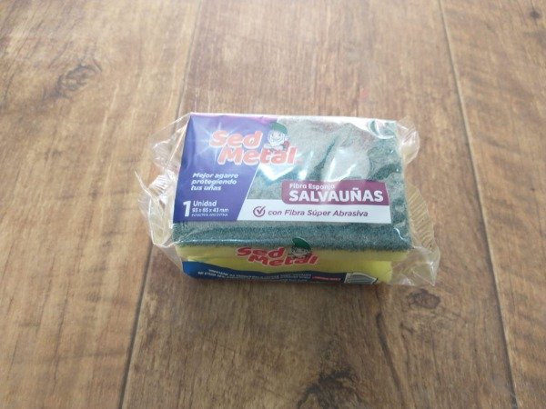 Producto - Esponja Sed metal "salva uñas"