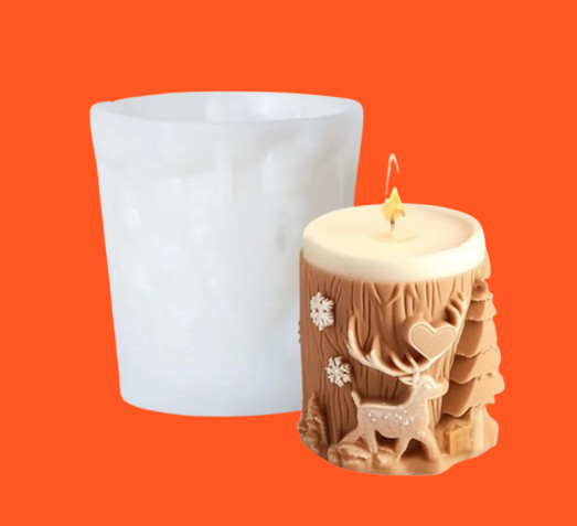Producto - Molde Silicona Velon Corteza c/Ciervos - 0