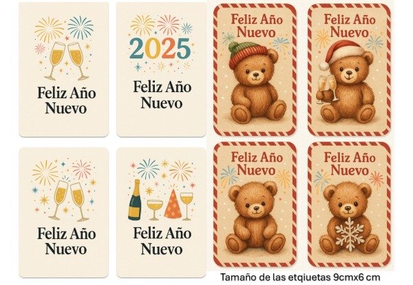 Producto - LAMINA ETIQUETAS NAVIDAD 3