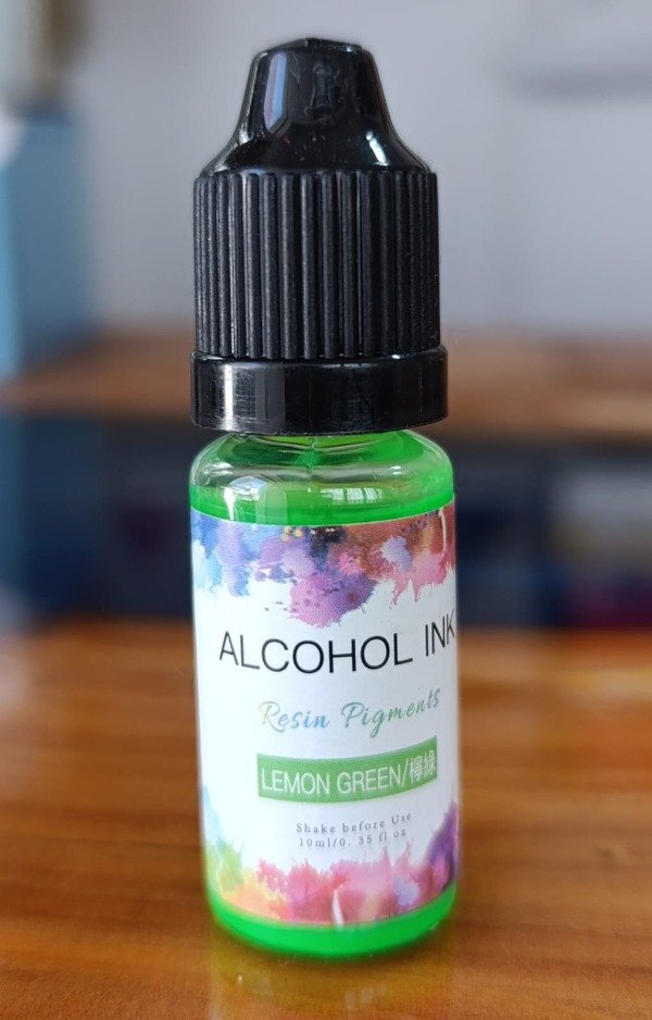 Producto - Pigmento liquido al alcohol x 10 ml - color verde limon