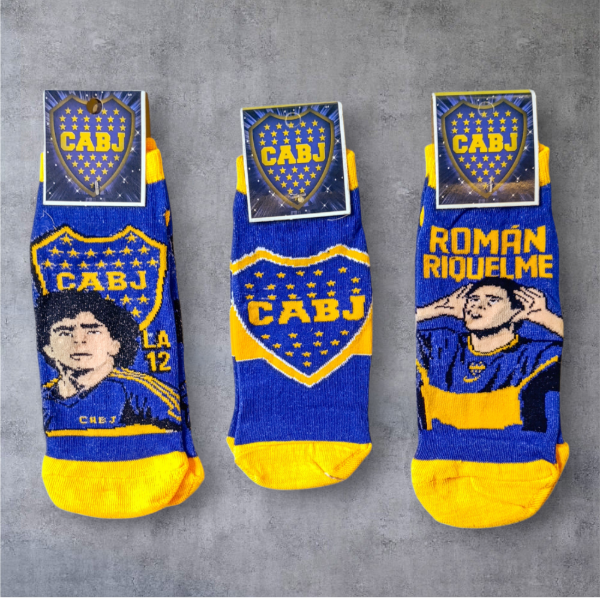 Producto - SOQUETES ADULTO BOCA JUNIORS