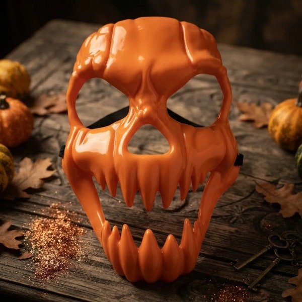 Producto - Mascara Careta De Calabaza Asesina Halloween Plastico - 0