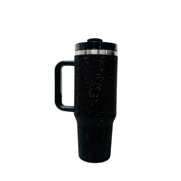 Producto - Vaso termico con glitter negro