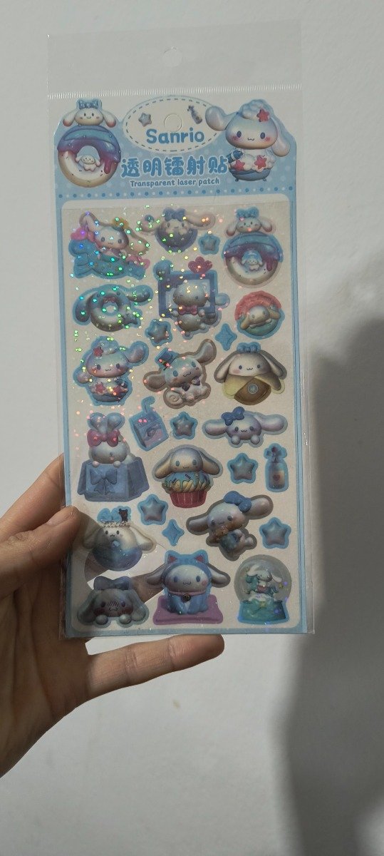 Producto - Plancha de stickers cinnamonroll
