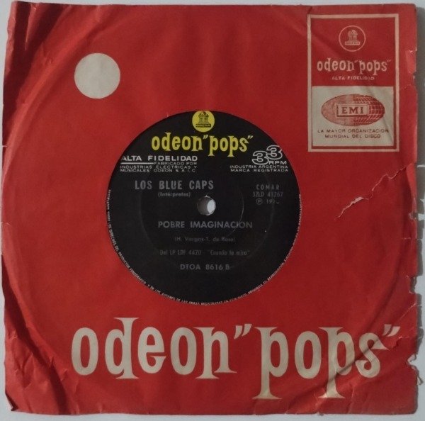 Producto - LOS BUE CAPS Um Um Um + POBGRE IMAGINACIÓN Simple 7 ARG 1970 Beat Paraguayo