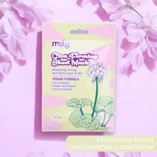Producto - MASCARILLA FACIAL DE EXTRACTO DE CICA TE VERDE Y CACTUS