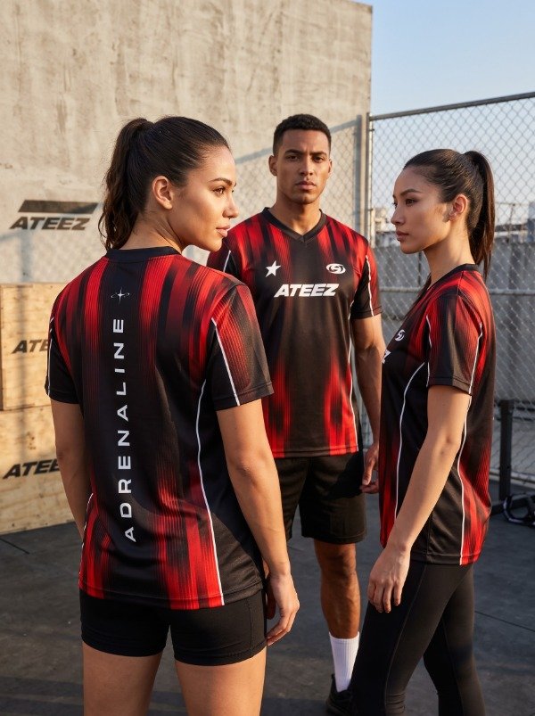 Producto - REMERA ATEEZ - Adrenaline Red - 1