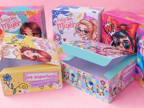 Producto - Cajitas dia de la mujer pack x 5 piezas
