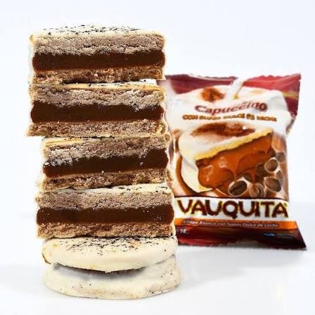 Producto - Vauquita Alfajor Capuccino 75 gr x 12 unidades