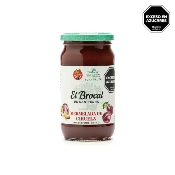 Producto - Mermelada Light de Ciruela El Brocal 400gr
