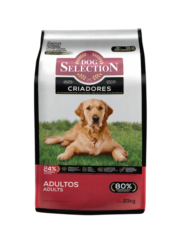 Producto - Dog Selection Criad. Adultos Grandes 21Kg.