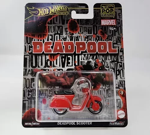 Producto - HOTWHEELS PREMIUM DEADPOOL SCOOTER