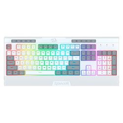 Producto - Redragon Shiva Lite K525WG RGB USB Ingles - Blanco Gris