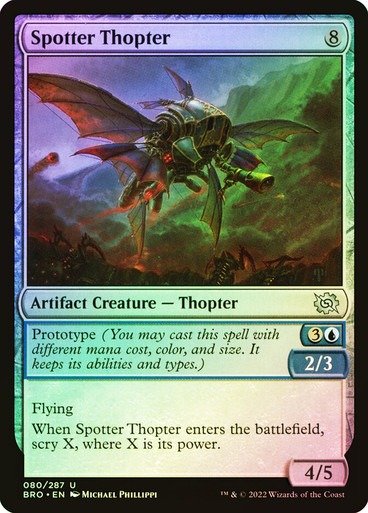 Producto - Spotter Thopter Foil  The Brothers' War