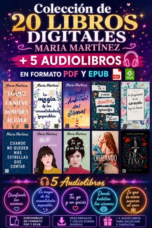 Producto - COLECCIÓN MARIA MARTINEZ 20 LIBROS + 5 AUDIOLIBROS