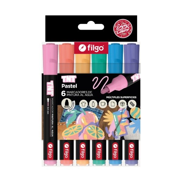 Producto - Marcador TNT 3.0 mm Pastel FILGO