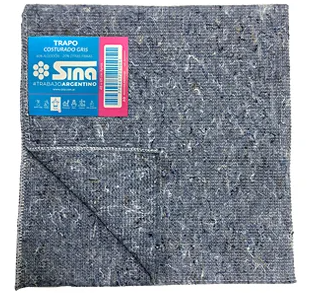 Producto - Trapo costurado SINA gris - Mrs 48x60. aprox