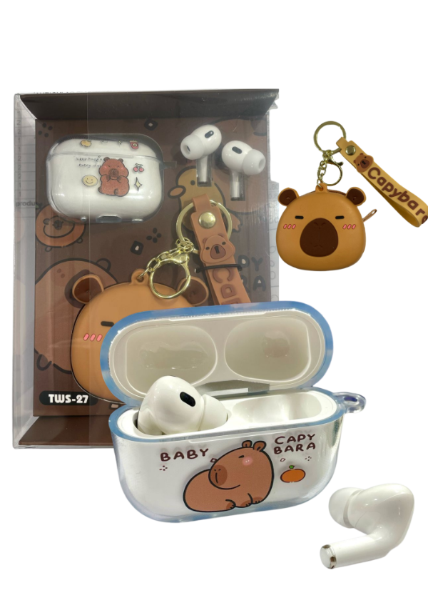Producto - AURICULARES INALAMBRICO CAPYBARA TWS-27