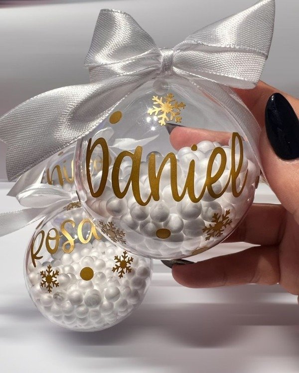 Producto - Esferas de navidad y nombre personalizado