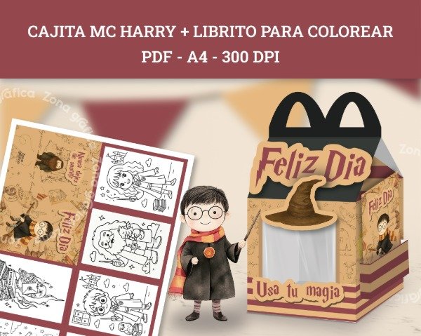 Producto - Cajita Mc Harry Potter - Día del Niño