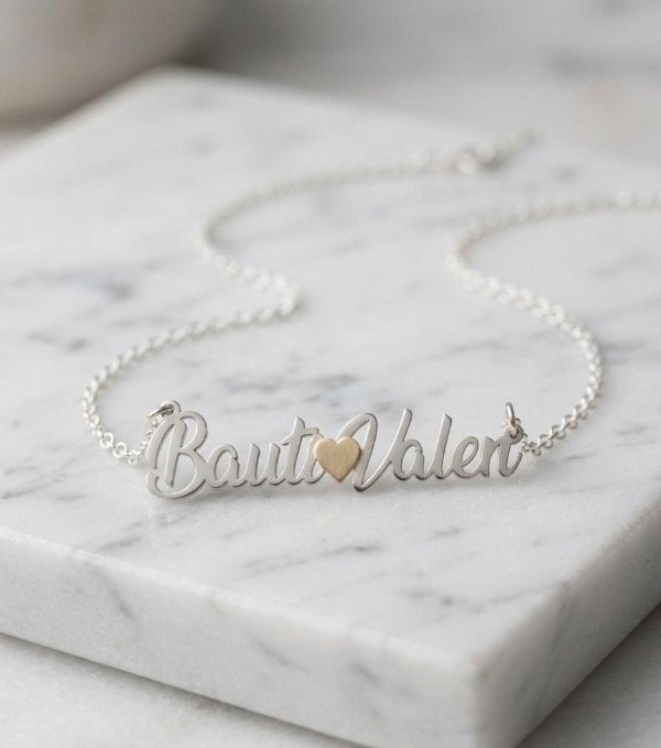 Producto - Cadena con Nombre Doble Plata