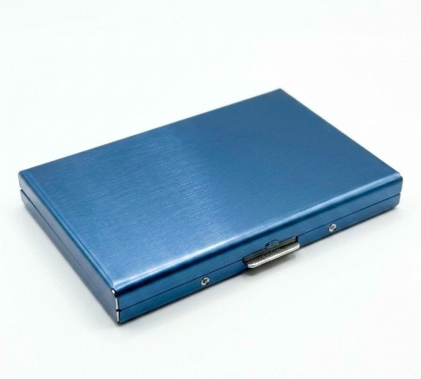 Producto - Tarjetero Fuelle Personalizado Grabado Nombre Aluminio - 4