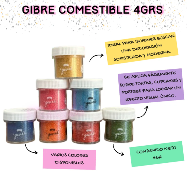 Producto - Givre comestible brillo radha 4 grs