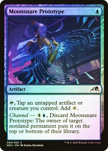 Producto - Moonsnare Prototype Foil  Kamigawa: Neon Dynasty