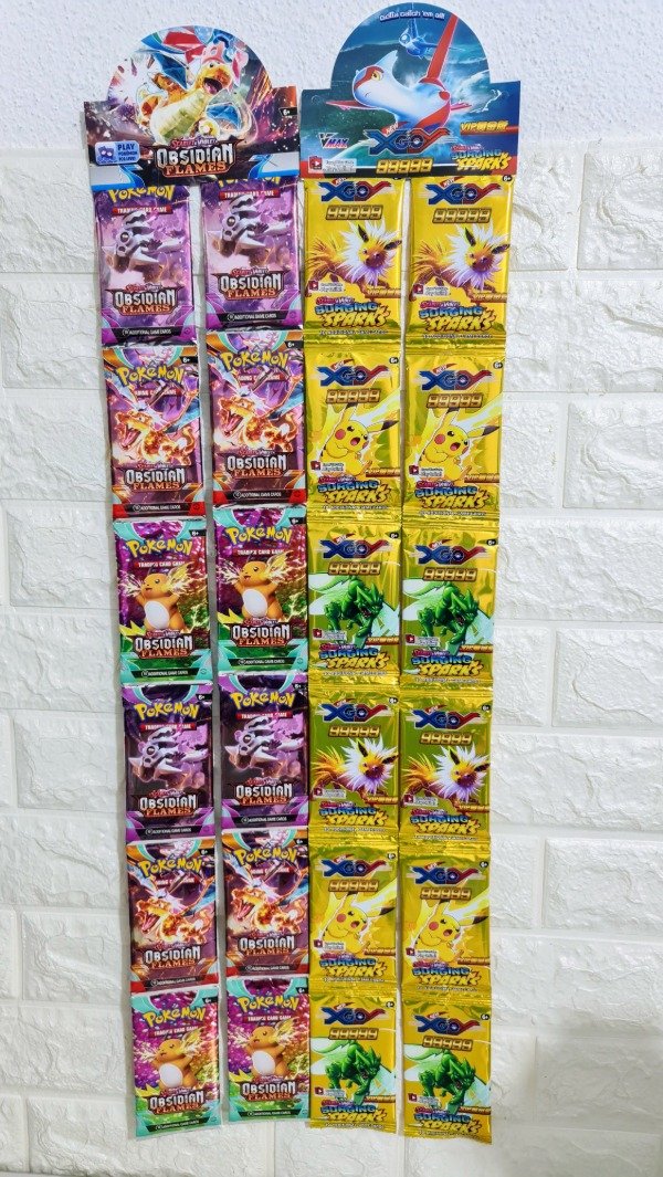 Producto - Cartas Pokemon Tira Set x 12 sobres
