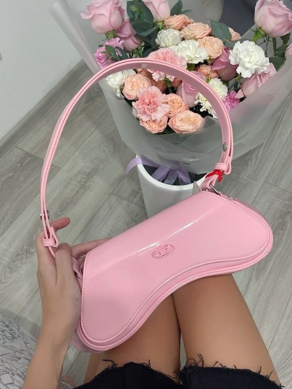 Producto - Cartera diesel play shoulder bag pink