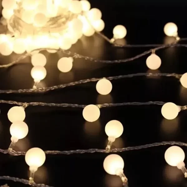 Producto - Guirnalda 20 bolitas neutras 2,5 mtr