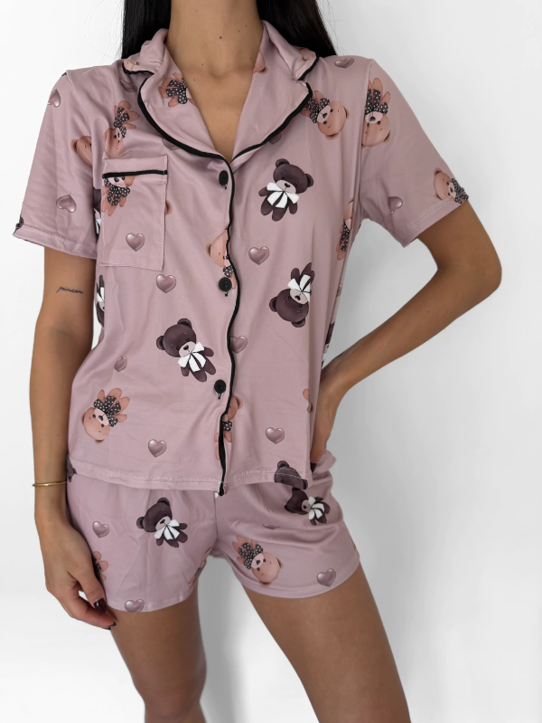 Producto - Pijama camisero ositos
