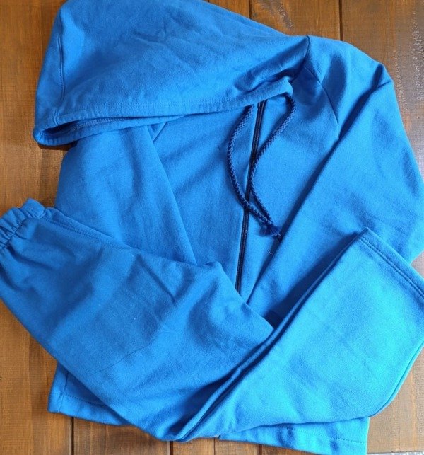 Producto - Conjunto Campera + pantalón - Jogging - Azul francia - T6