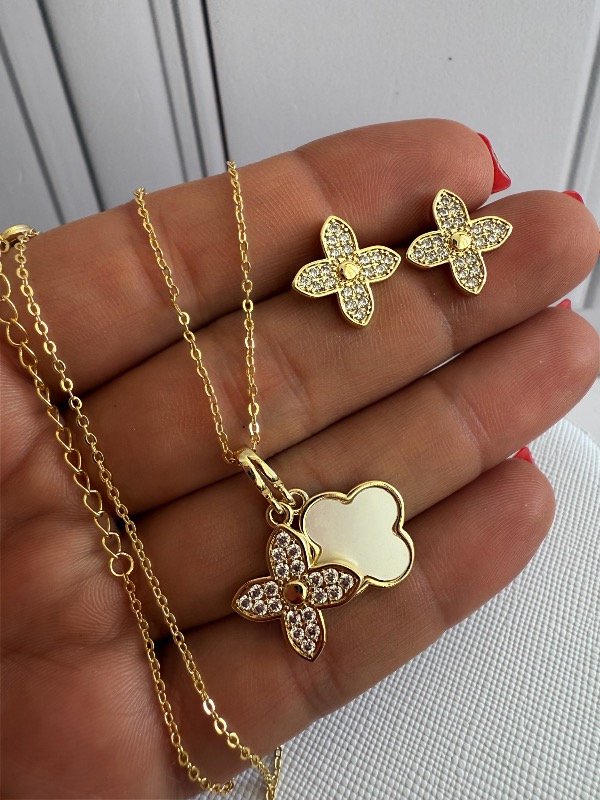 Producto - Set Vancleef Plata Gold