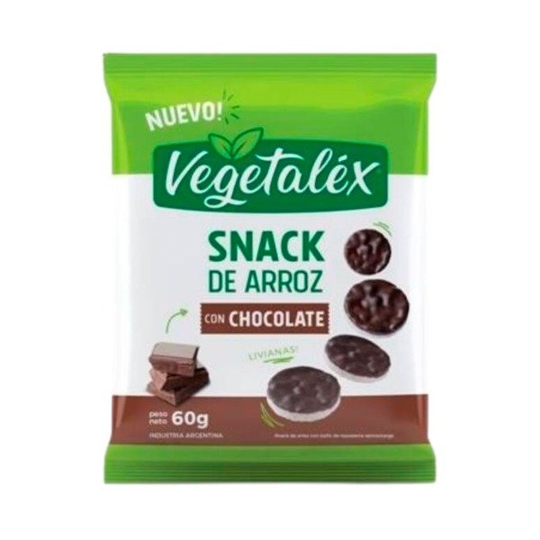 Producto - Snack de Arroz con Chocolate x 60g VEGETALEX