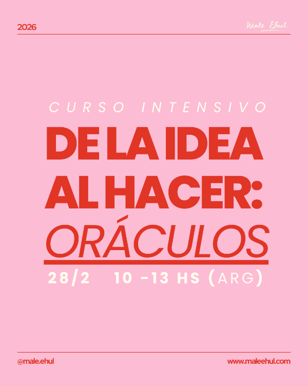 Producto - DE LA IDEA AL HACER: ORÁCULOS