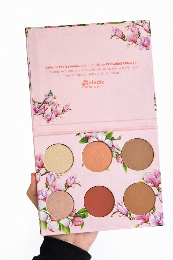 Producto - PALETA DE CONTORNOS RUBOR E ILUMINADOR COLORINA