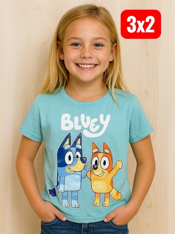 Producto - Bluey y bingo manga corta nena