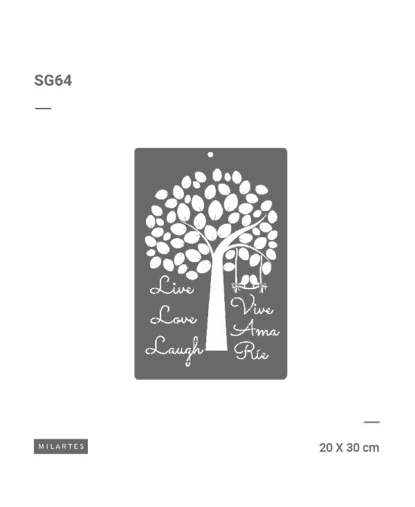 Producto - Stencil MILARTES SG 64