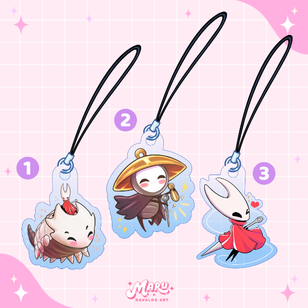 Producto - HOLLOW KNIGHT - Charms