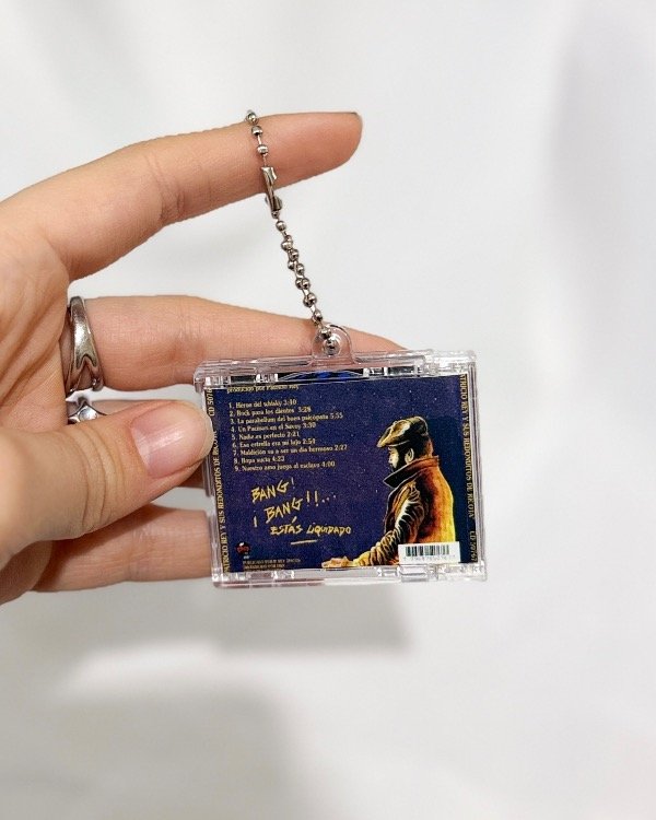 Producto - Llavero Mini Cd UN BAION PARA EL OJO IDIOTA PR/Los Redondos con NFC - Llaveros - 3