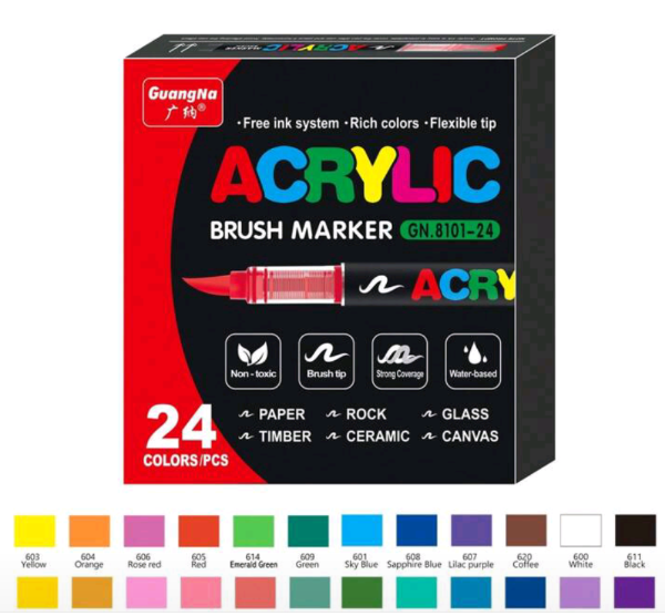 Producto - Marcadores ACRYLIC x 24 colores
