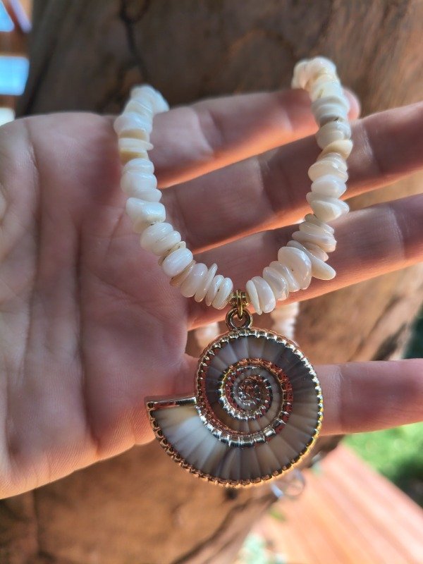 Producto - Collar Nacar caracol