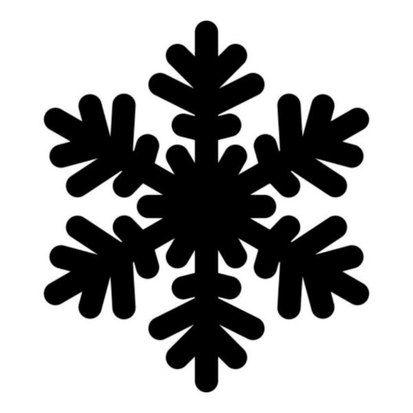 Producto - Silueta de Navidad Copo de Nieve
