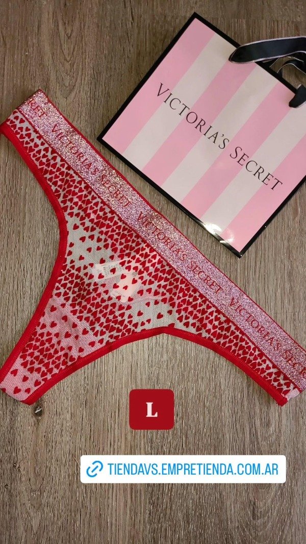 Producto - Panty less logo corazones talle L