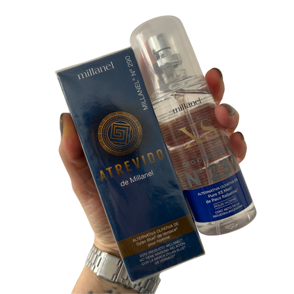 Producto - Combo dupe Dylan Blue 30ml + corporal Pure XS Masculino